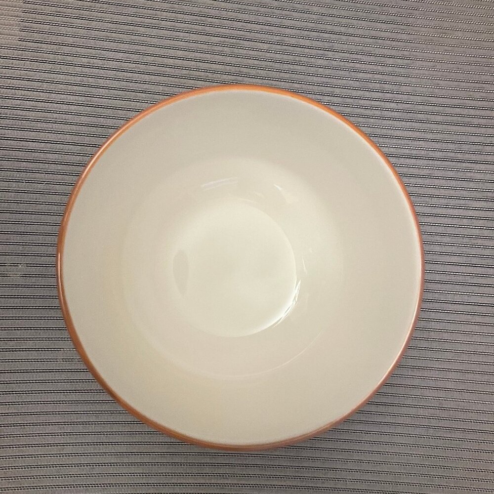 White Ceramic Bowl with Subtle Pattern